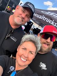 One of my most favorite trucks 💖 thank you Lauren Partin for the mini  photo shoot 🤣🥰 Jacob Bonham SSWL Truck Show Bryant Mann Evan Steger  #chromegirlstrong #thankGod #blessed #hatermadeandchromegirl