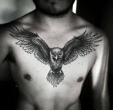 Black And White Eagle Chest Tattoo 39 Awesome Eagle Chest Tattoos For Men Images Chest Tattoo Men Cool Chest Tattoos Eagle Chest Tattoo