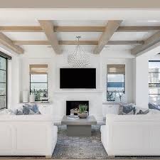 Windows Either Side Of Fireplace Design Ideas