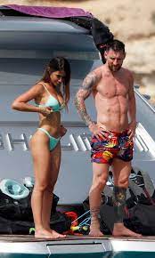 Lionel Messi and his wife Antonella Roccuzzo head to Ibiza