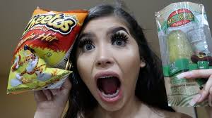 How To Eat Hot Cheetos And Pickles With Braces Youtube