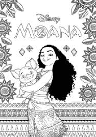 Mickey mouse and friends coloring pages. Moana Free Printable Coloring Pages For Kids