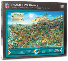 When you're a fan, you're family! You The Fan Miami Dolphins Find Joe Journeyman Puzzle Dick S Sporting Goods