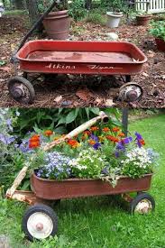 We painted ours glossy red, for a pop of color in the garden. 24 Diy Vintage Garden Decorations Ideas A Piece Of Rainbow
