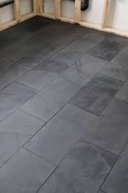 Black Tile In The Laundry Room The Wood Grain Cottage Black Floor Tiles Room Tiles Laundry Room Flooring