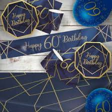 I love the navy blue and gold combo and it looks like a completely different piece. Navy Blue And Gold 60th Geode Party Supplies Tableware Decorations Balloons Ebay