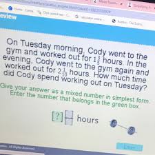 Keeping in this mind tuesday morning limits its timings during the holiday season rather than closing entirely. On Tuesday Morning Cody Went To The Gym And Worked Out For 1 3 5 Hours Brainly Com