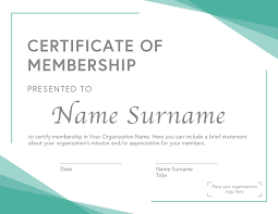 This fee includes both the test, and the certificate you'll need to board your flight, once your test results are known. 13 Membership Certificate Templates For Any Occasion Free Download