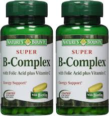 Maybe you would like to learn more about one of these? Amazon Com Nature S Bounty Super B Complex With Folic Acid Plus Vitamin C 300 Tablets 2 X 150 Count Bottles Health Personal Care