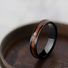 Mens Or Womens Black Wood Wedding Ring Perfect For Those Who Adore The Great Outdoors Super D Mens Wedding Rings Black Mens Wedding Rings Black Wedding Rings