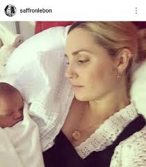 Saffron Le Bon With Baby Taro Arturo Saffron Le Bon Yasmin Le Bon Duran