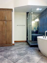 This project tops the cheap flooring ideas because it literally costs pennies to make. Column Five Flooring Ideas To Better The Bathroom Current Publishing