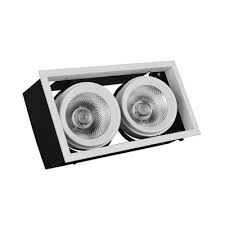4 Pack 24 36w Rectangle Recessed Light 2 Lights Wireless Light Fixture In White Warm White For Kitchen Living Room Takeluckhome Com