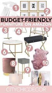 Super Affordable Furniture From Amazon City Chic Decor Glam Bedroom Decor Affordable Furniture Glam Bedroom