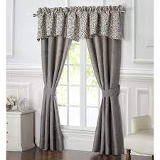 Charlize Grey Pole Top Pair By Waterford Grey Bedding Curtains Panel Curtains