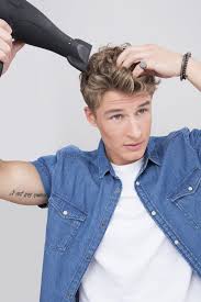 How to make straight hair wavy guys 0 comment curly to straight hair how to straighten curly hair how to make a man s straight hair wavy 50 curly haircuts hairstyle tips for men man of many stfantasy wig for men male guy medium length long curly wavy layered cosplay synthetic hair with cap brown mixed blonde. How To Get Curly Hair For Men In 5 Easy Steps