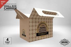 Small Box Carrier Packaging Mockup Design Mockup Free Packaging Mockup Free Psd Design