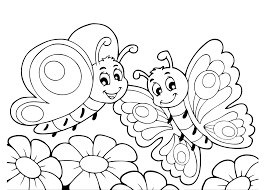 Kleurplaten Vlinders Gratis Vlinder Tekeningen Voor Kids
