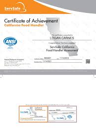It is important that you choose a training provider approved in your state or city. Serv Safe Certification Food And Drink Cookbooks Food Wine