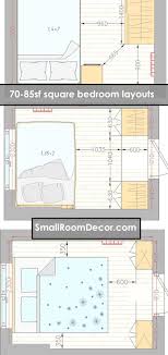 16 Standart And 2 Extreme Small Bedroom Layout Ideas From 65 To 140 Sf Small Bedroom Layout Bedroom Furniture Layout Bedroom Layouts