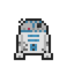 R2d2 Pixel Art Bead Art Perler Beads Designs