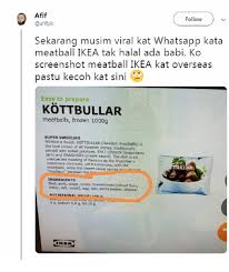 Subscribe to our telegram channel for the latest updates on news you need to. Bebola Daging Ikea Di Malaysia Halal Salaam