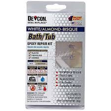 Acrylic bathtub and shower repair kit. Devcon Seal N Place High Strength Epoxy 30 Gm Ace Hardware