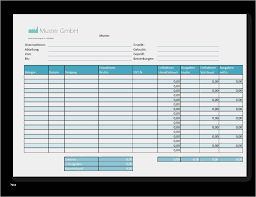 Ausbildungsplan vorlage excel download : Kassenbuch Vorlage