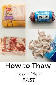 How To Thaw Frozen Meat Fast Cooking Frozen Chicken Thawing Chicken Frozen Meat