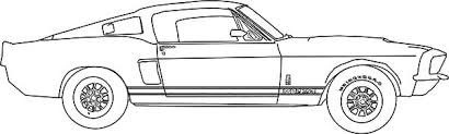 Easy old car coloring pages. Drawing Car Mustang Coloring Pages Best Place To Color