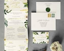 Once Upon A Time All In One Wedding Invitations No Envelope Needed Rustic Autumnal Woodland Fox Deer Fall Wedding Invites Einladungen Hochzeit Einladungskarten Hochzeit Hochzeit Wald