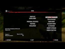 How to open your mod menu in gta5 /xbox/xbox one/ps4/ps3/lo lo. Outdated Ish Release The First Dead Island Riptide Mod Menu On Ofw Ofwmodz As Promised