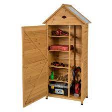 Order by 6 pm for same day shipping. Gymax Outdoor Storage Shed Lockable Wooden Garden Tool Storage Cabinet W Shelves Walmart Com Walmart Com