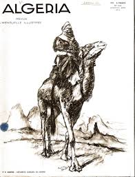 1942 Revue Algeria Paul Emile Dubois 1886 1949 Pensionnaire De La Fabuleuse Villa Ab Del Tif A Al Vintage Travel Posters Travel Posters Vintage Travel