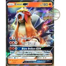 Pokemon ultra soleil et ultra lune. Entei Gx Ultra Rare 10 73 Soleil Et Lune 3 5 Legendes Brillantes A Fantasy Sphere Magasin De Carte A Collectionner Et Jeux De Societe A Toulouse Fantasy Sphere