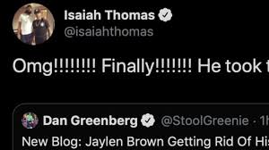 Now, really, doesn't that fit. Isaiah Thomas Roasts Jaylen Brown On Twitter After Pics Of Celtics Star S New Haircut Emerge