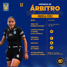 Tigres femenil golea al américa en coapa. Tigres Femenil Priscila Perez Sera La Arbitro Central Facebook