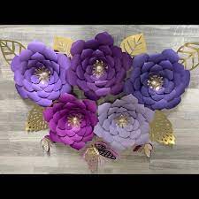 The flowers come with mounting tape for hanging and the leaves too. Nursery Wall Decor Set Of 6 Premium Quality Paper Flowers Wedding Flower Wall Decor Paper Flower Wall Decor Paper Flowers Paper Party Supplies Deshpandefoundationindia Org