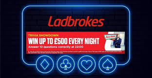 Instantly play online for free, no downloading needed! Ladbrokes Offers Trivia Showdown To Help You Win 500 Every Day