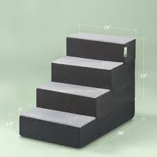 Zinus 4 Step Easy Pet Stairs Pet Ramp Pet Ladder Grey Large Check Out This Great Product This Is An Affiliate Link Catdoo Easy Pets Pet Stairs Pet Ramp