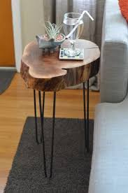 Using Recycled Materials For Diy Tree Stump Table Why Not Tree Stump Furniture Side Table Wood Tree Table