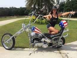 Easy Rider Captain America Replica 1956 Harley Panhead Harley Panhead Captain America Bike Easy Rider