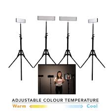 Spectrum Crystal Luxe Led Light Quad Youtube Video Lighting Kit Ebay