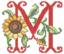 Maybe you would like to learn more about one of these? M From Sunflower Alphabet Cross Stitch