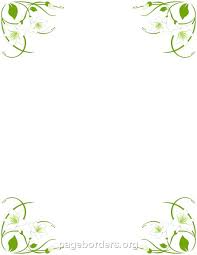 A bunny in light green border: Easter Lily Border Clipart Free