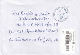 Teilen sie uns ihre adressänderung mit, damit wir ihre post an ihre neue adresse nachsenden können. Philaseiten De Moderne Privatpost In Deutschland