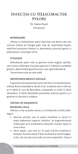 Infectia Cu Helicobacter Pylori By Protocoale Pediatrie Issuu