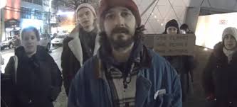 Marshalled by hollywood actor shia labeouf, the he will not divide us project is a response to donald trump's election as the 45th the project has become famous for its troubled livestreams, where followers turn out at different locations to chant he will not divide us into a camera. An Anti Trump Live Streaming Installation By Labeouf Ronkko Turner Friends Of Friends Freunde Von Freunden