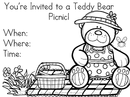 Teddy Bear Picnic Invitations Cute Free And Printable Teddy Bear Picnic Teddy Bear Picnic Birthday Teddy Bear Picnic Birthday Party