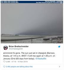 What is 65 days in months? This Town In Alaska Won T See Sun For 65 Days 9gag